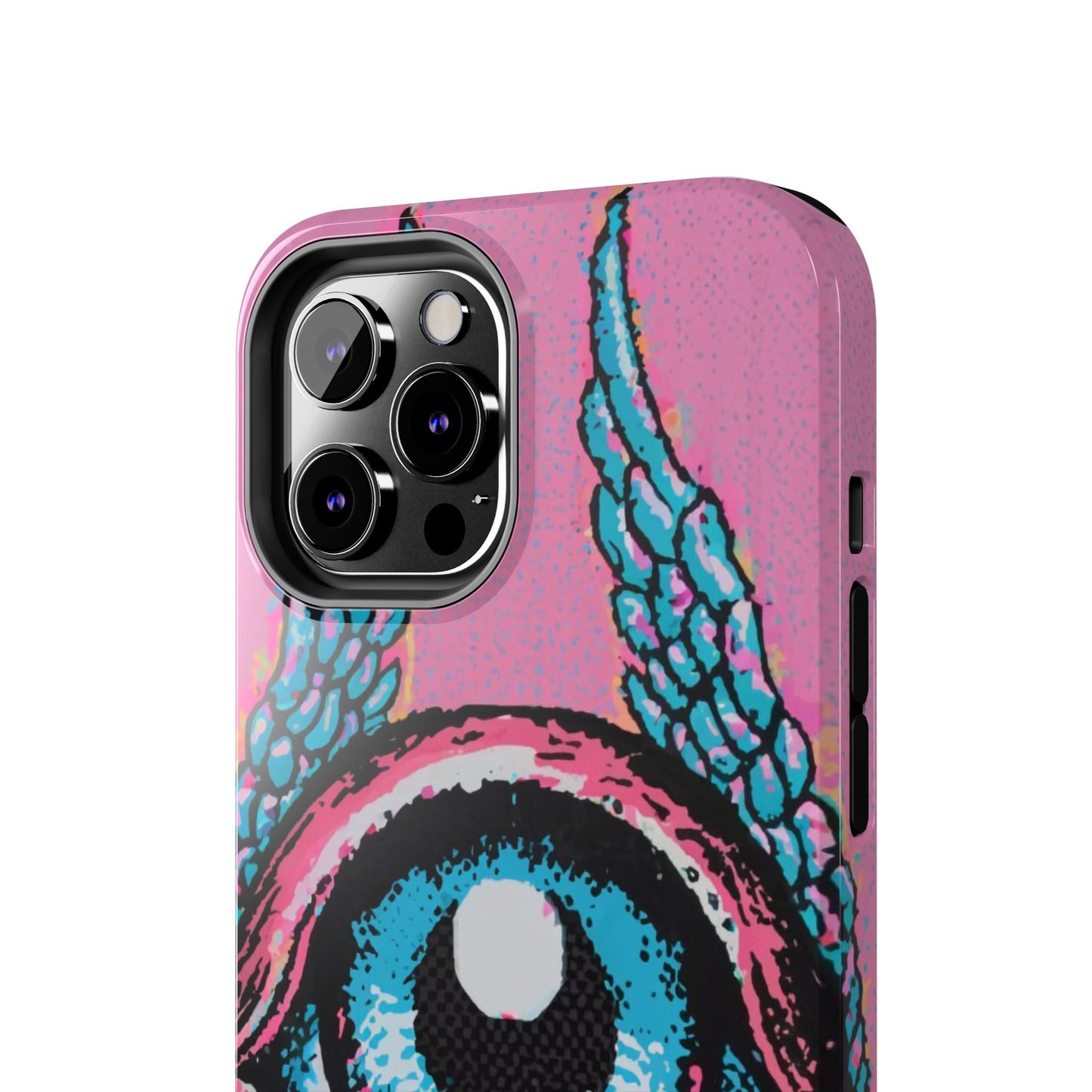 Halftone Horizon Eyeball iPhone Case