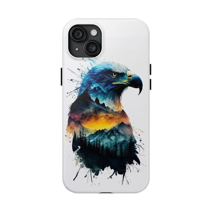 Intense Gaze Bald Eagle Tough Phone Case