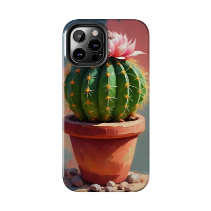 DesertBloom Terracotta Cactus Tough Phone Case