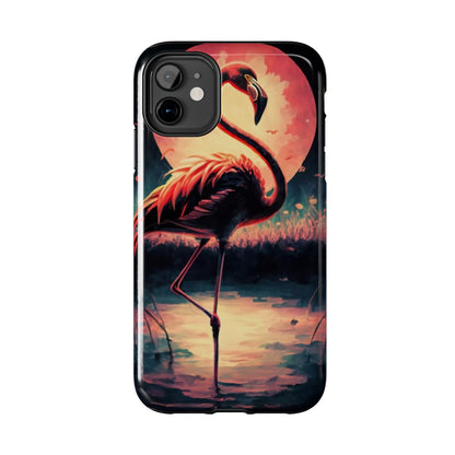 Sunset Flamingo Defender Case