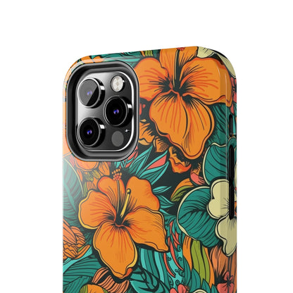 Sunset Tiare - Hawaiian Tough Phone Case