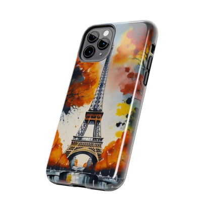 Watercolor Eiffel Twilight Defender Case