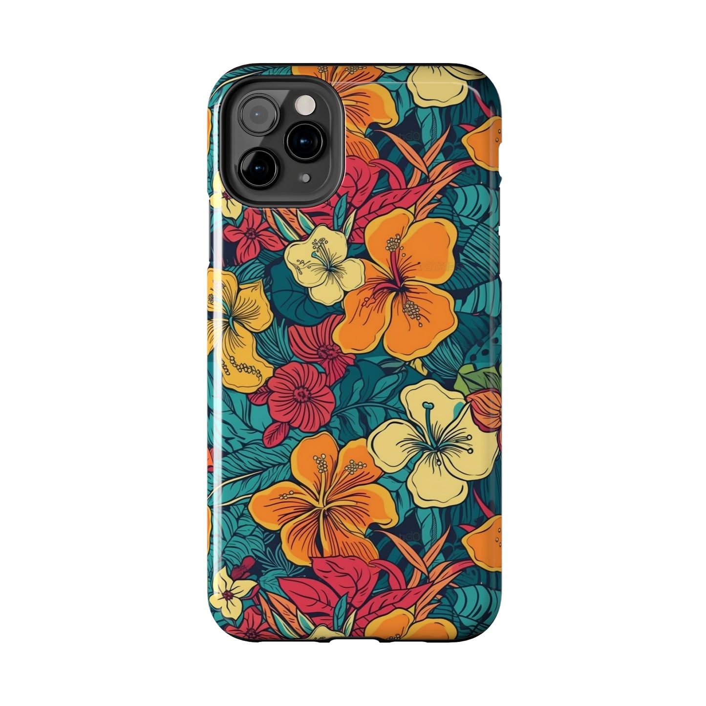 Brilliant Lokelani - Hawaiian Tough Phone Case