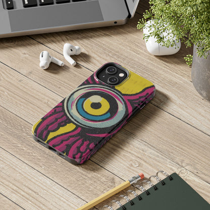 Golden Gaze Winged Eye iPhone Case