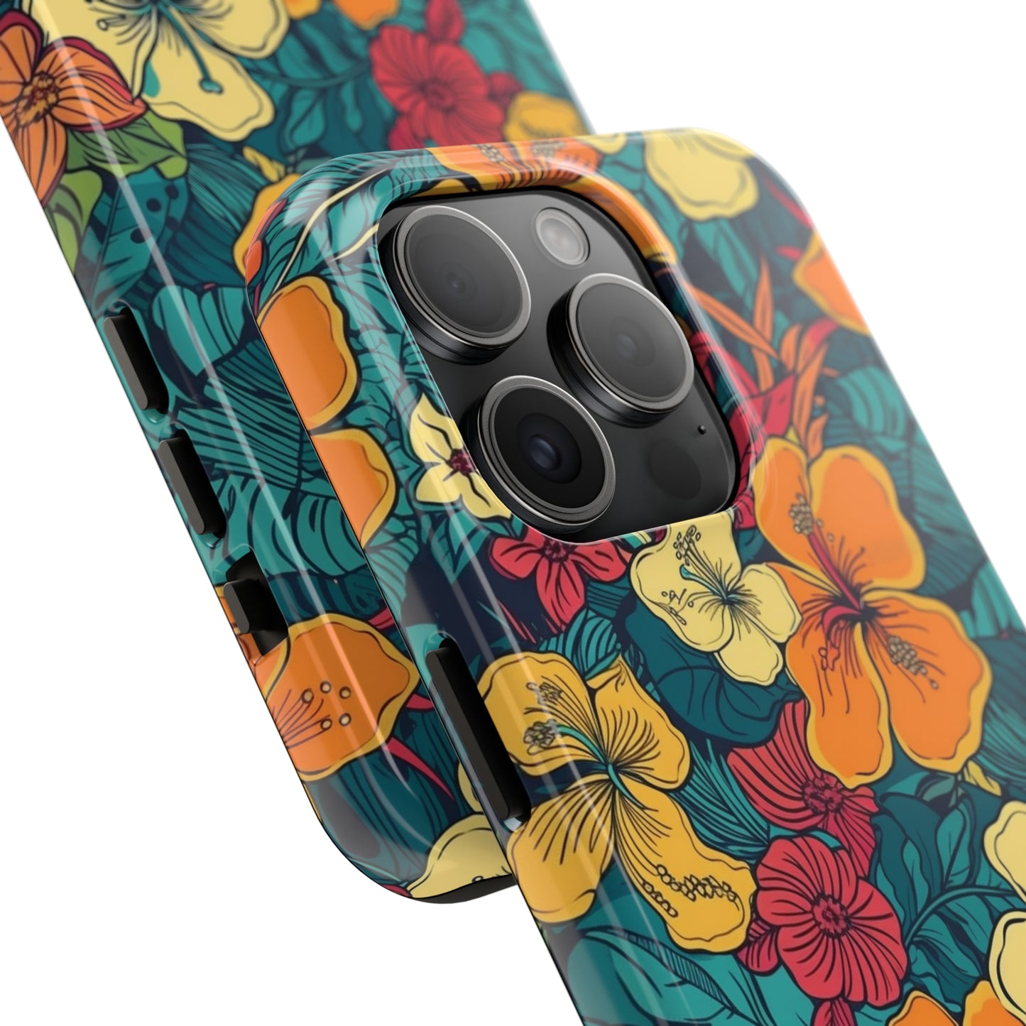 Brilliant Lokelani - Hawaiian Tough Phone Case