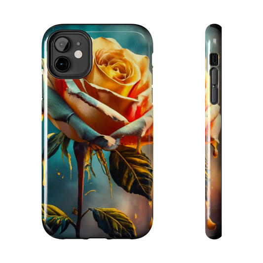 Golden Rose Elegance Tough Phone Case