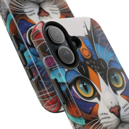 Whimsical Cat Dreamscape Guardian Phone Case