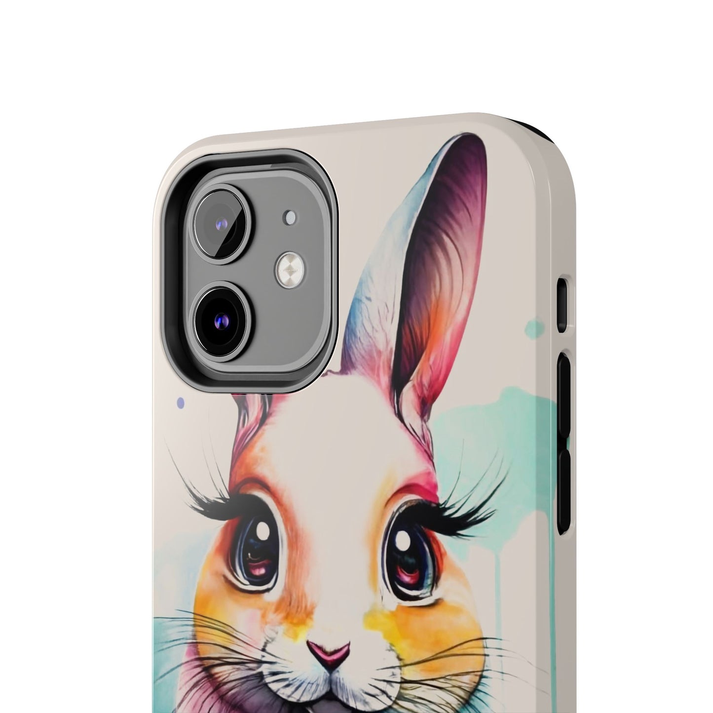 Minimalist Bunny Abstract Art Tough Phone Case