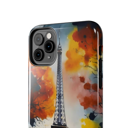 Watercolor Eiffel Twilight Defender Case