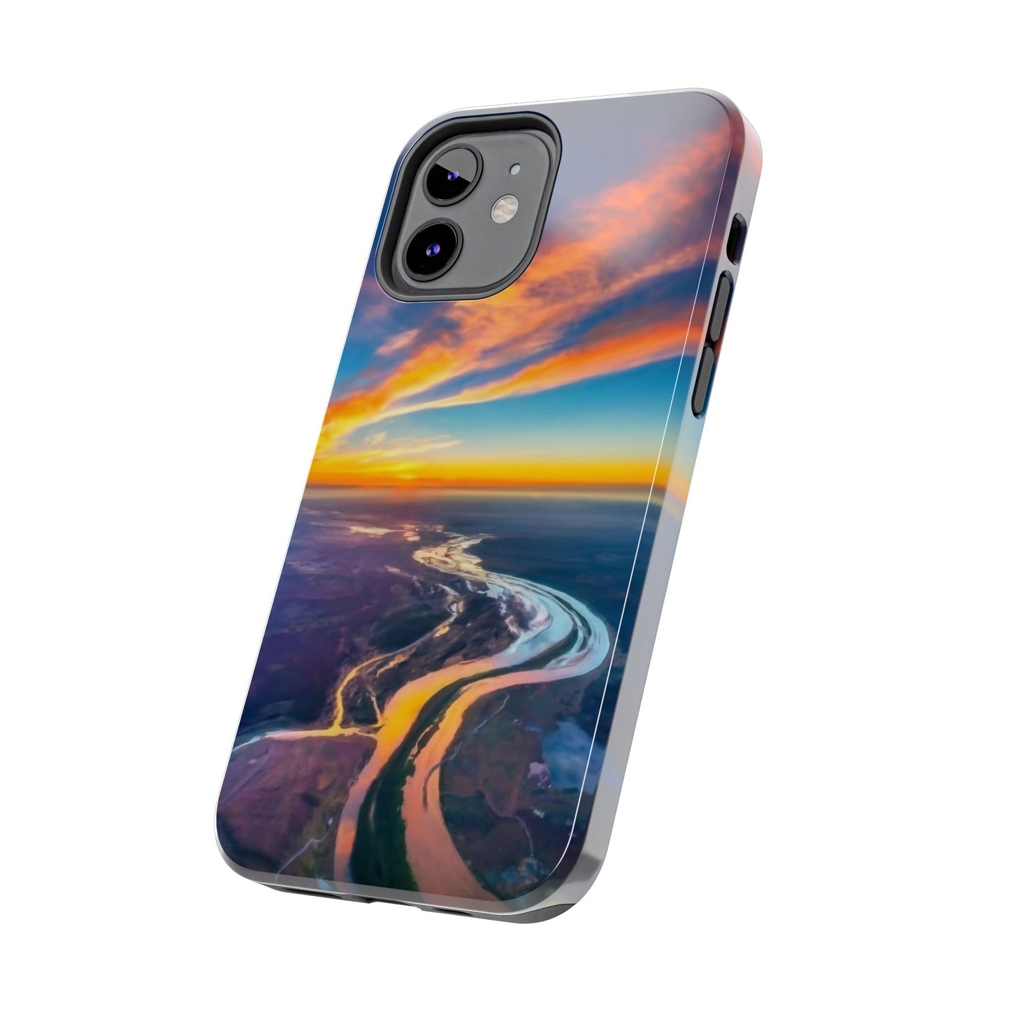 Celestial Sunset Earth View Tough Phone Case