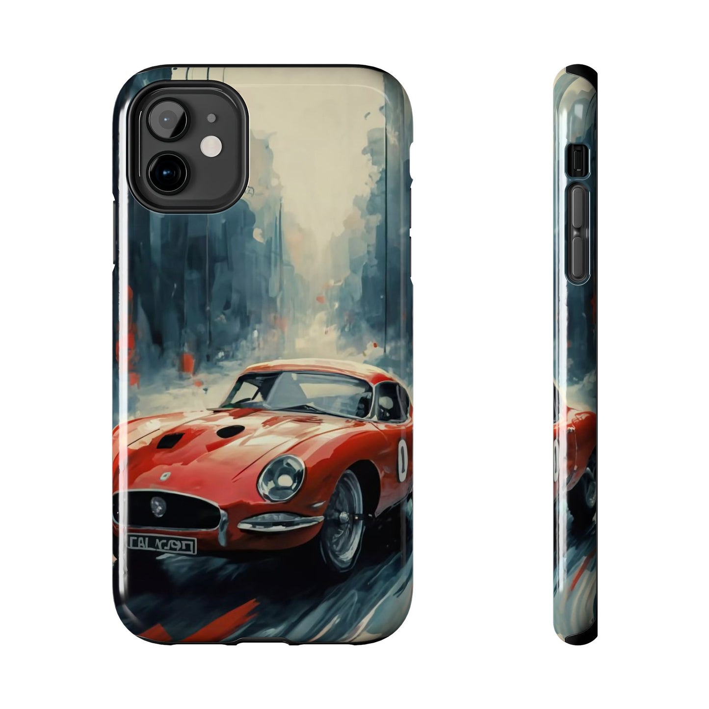 City Drive Red Sports Car Tough Phone Case