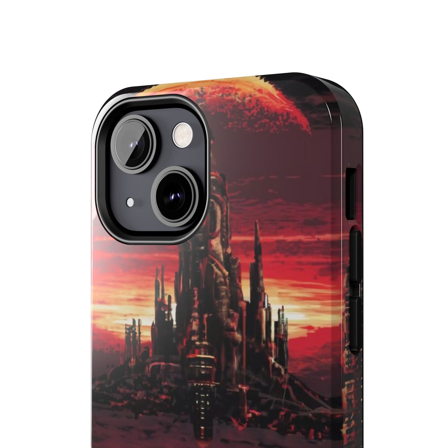 PixelVista Futuristic City Tough Phone Case