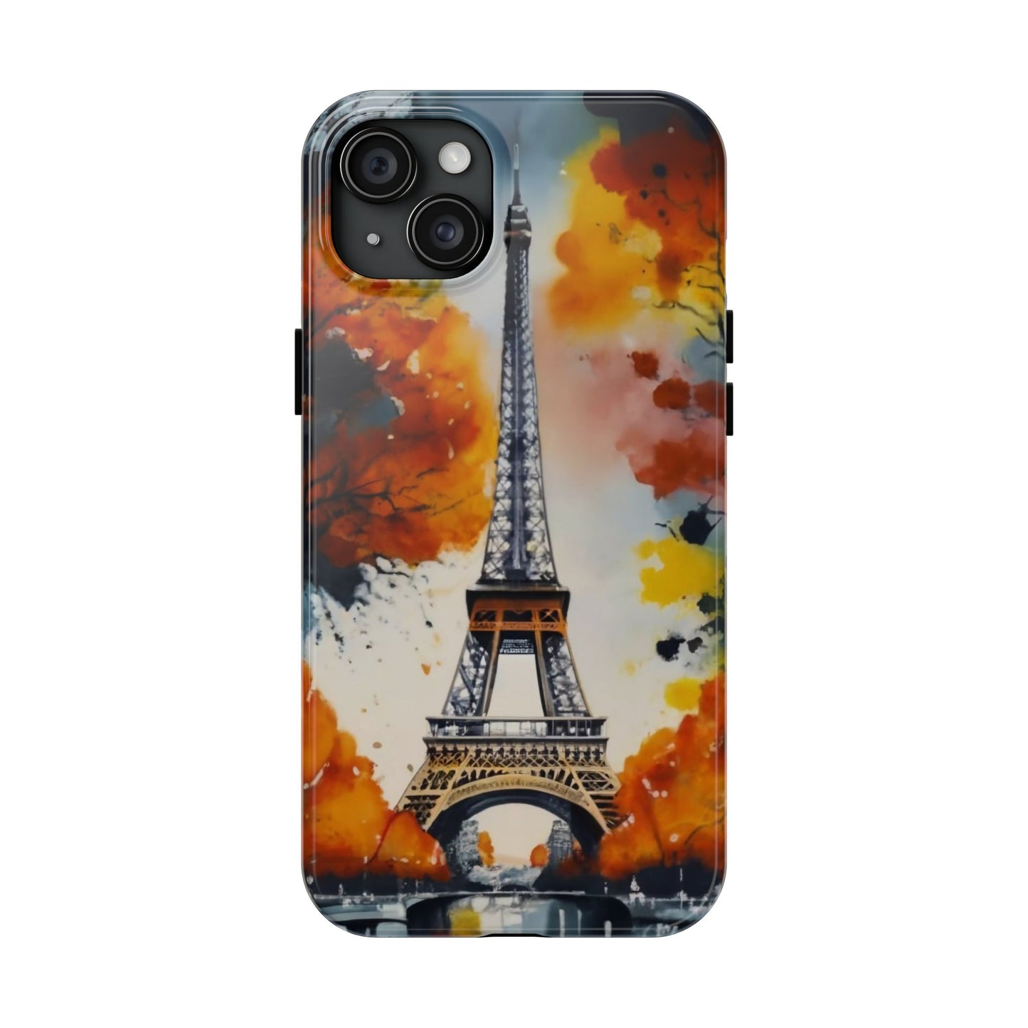 Watercolor Eiffel Twilight Defender Case