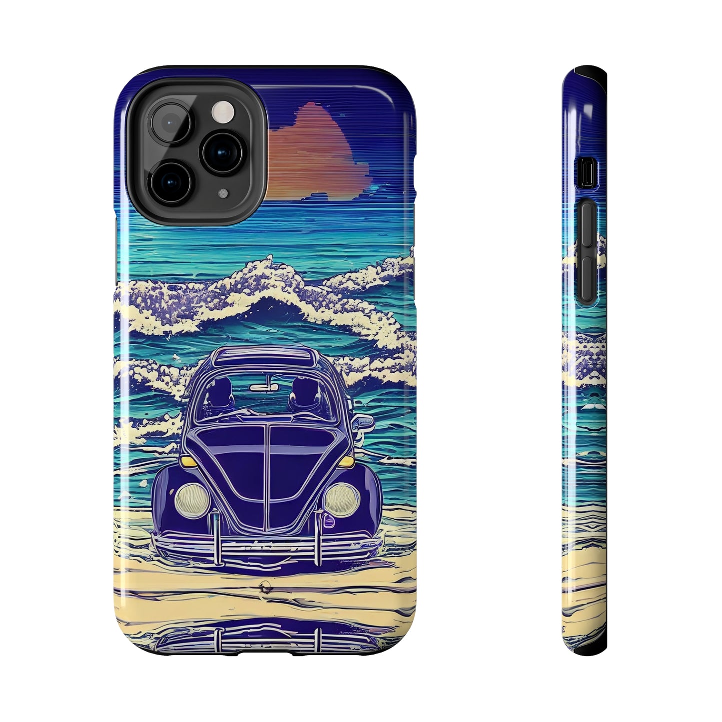 Blue VDub Beetle - Tough Phone Case