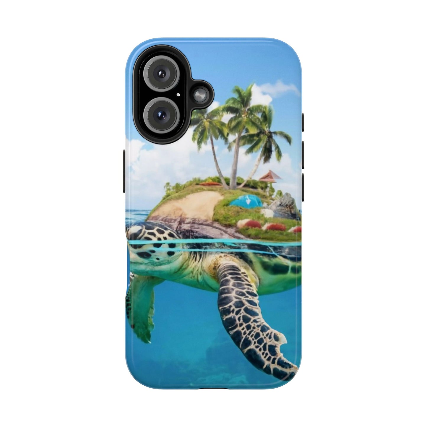 Island Turtle Ocean Adventure Tough Phone Case