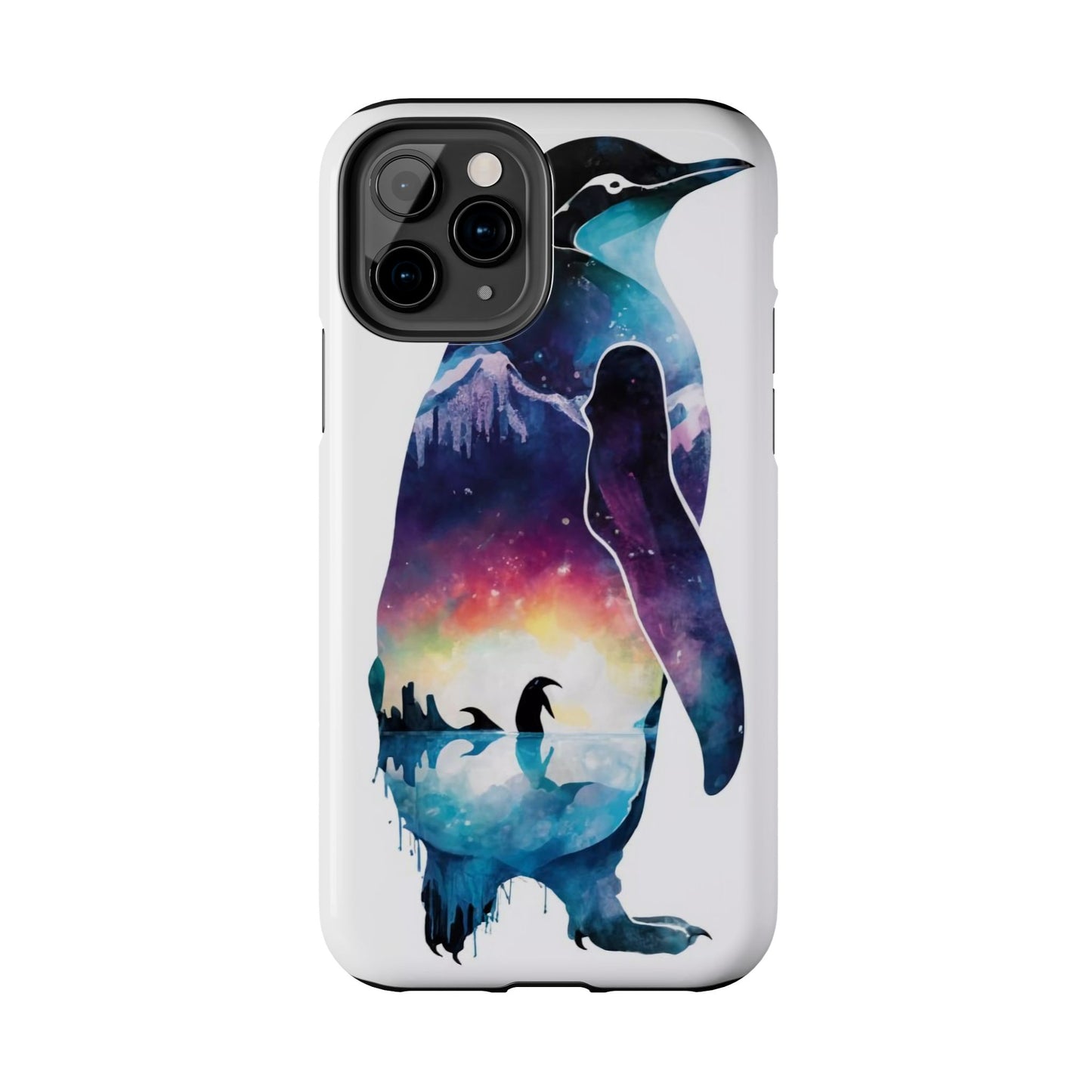 Arctic Majesty Penguin Tough Phone Case