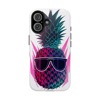 Sunglass Clad Pineapple Funk Tough Phone Case
