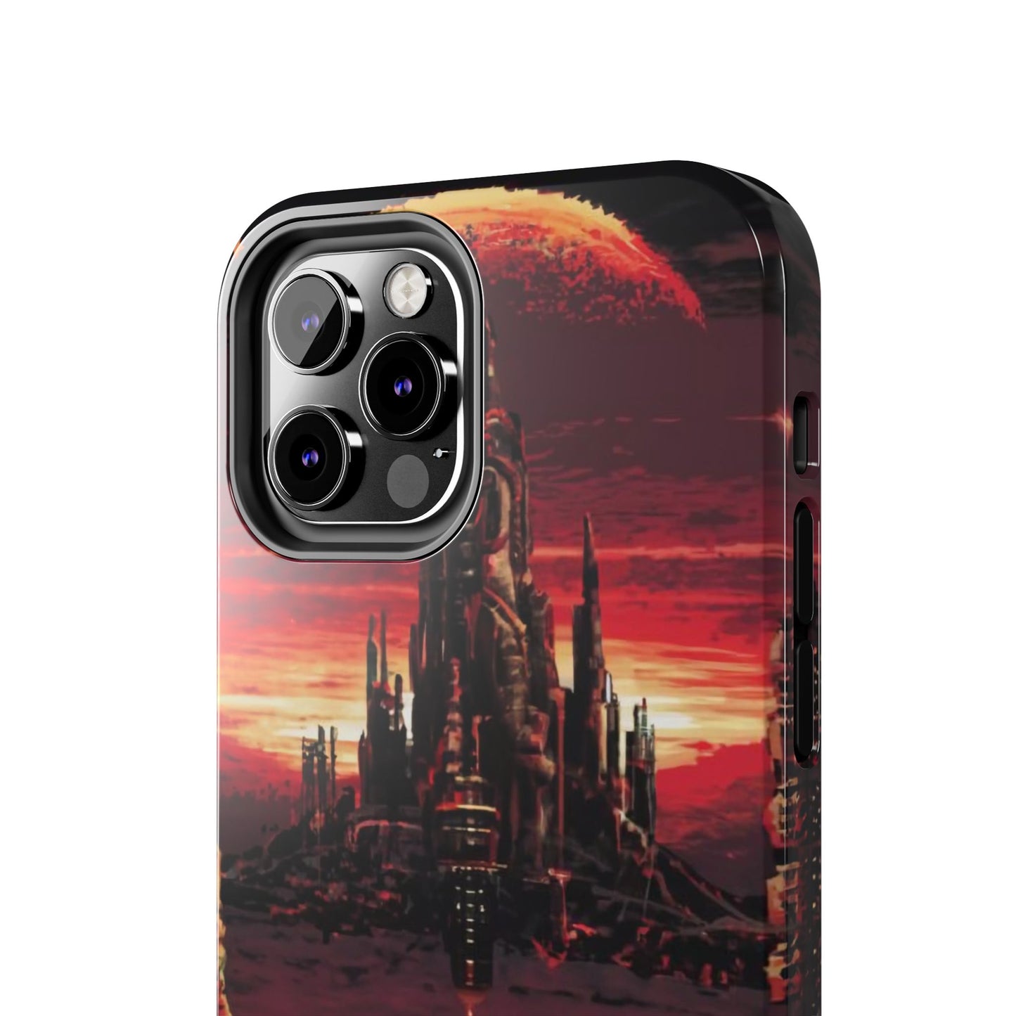 PixelVista Futuristic City Tough Phone Case