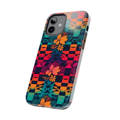 Electric Plumeria - Hawaiian Tough Phone Case