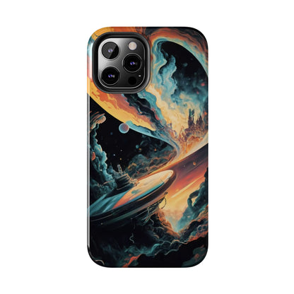 Retro Futuristic Space Odyssey Tough Phone Case