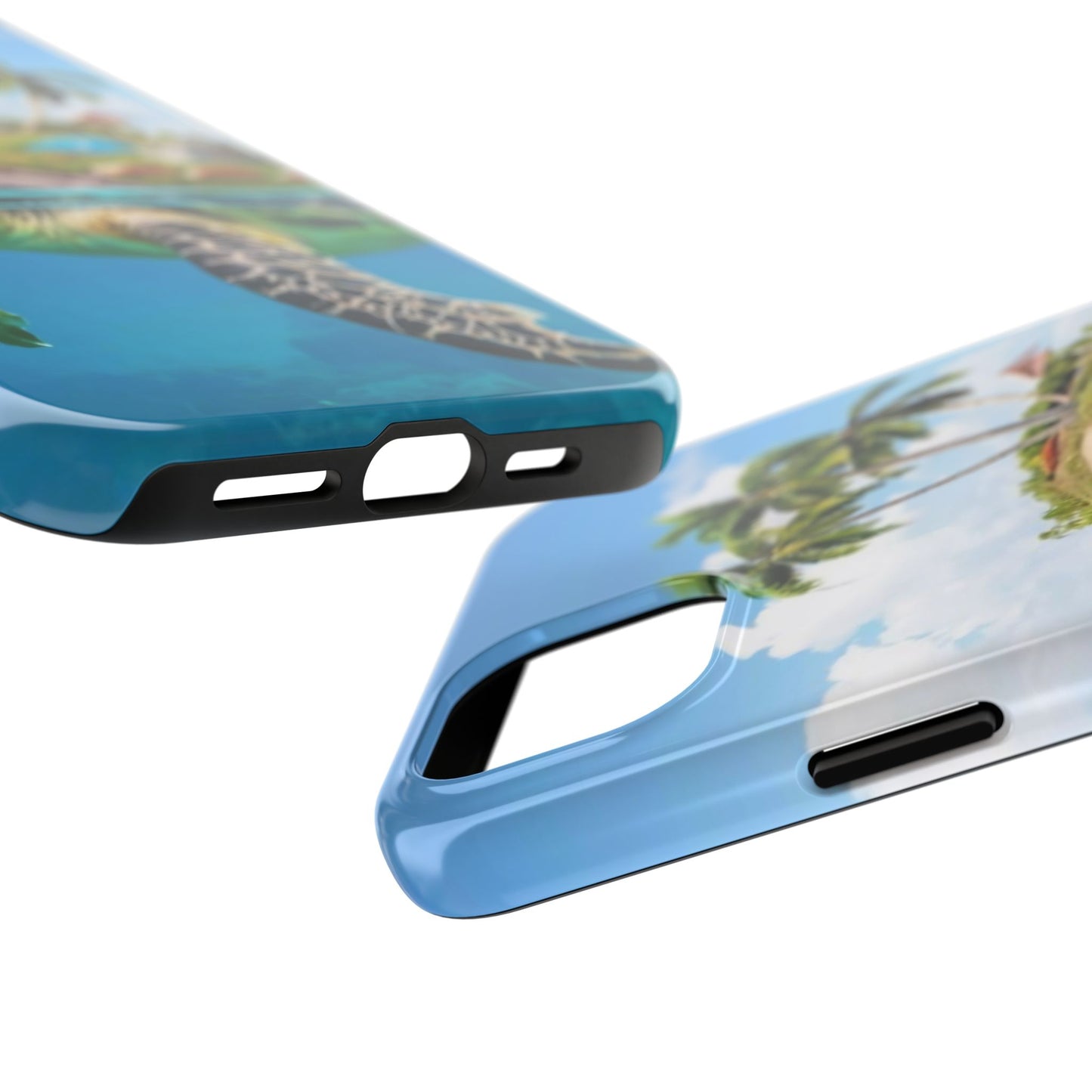 Island Turtle Ocean Adventure Tough Phone Case