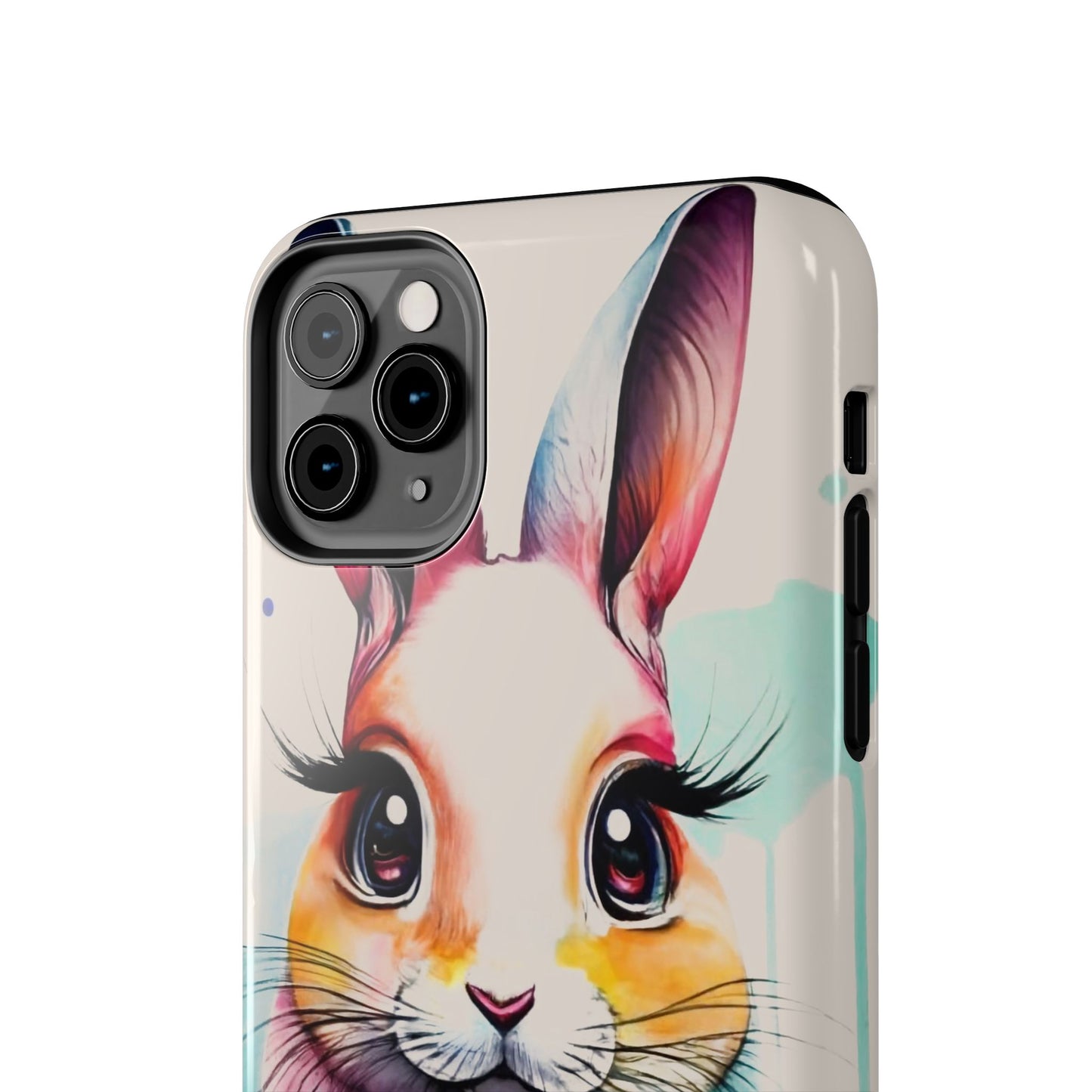 Minimalist Bunny Abstract Art Tough Phone Case