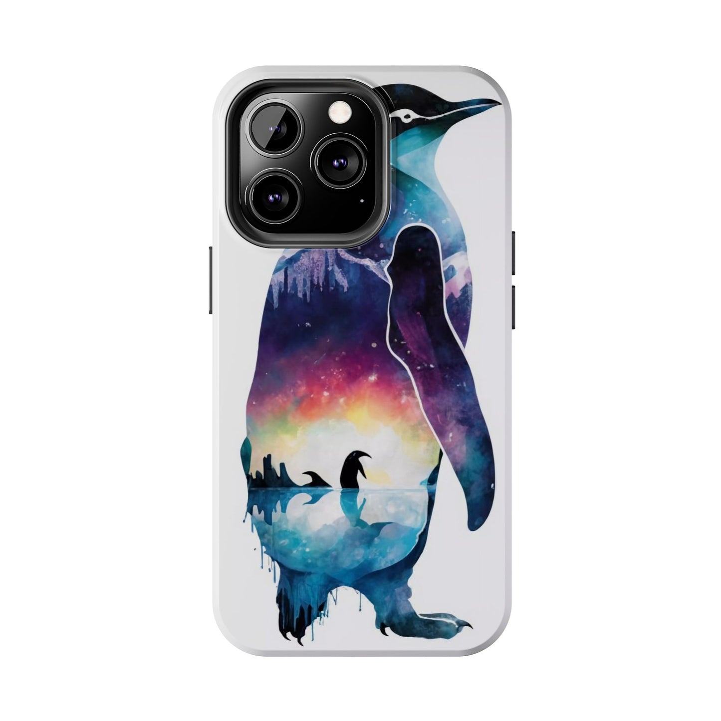 Arctic Majesty Penguin Tough Phone Case