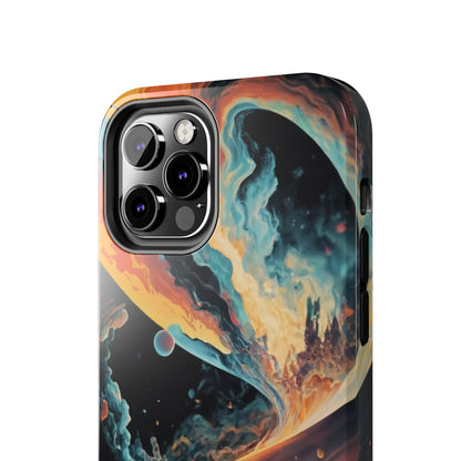 Retro Futuristic Space Odyssey Tough Phone Case