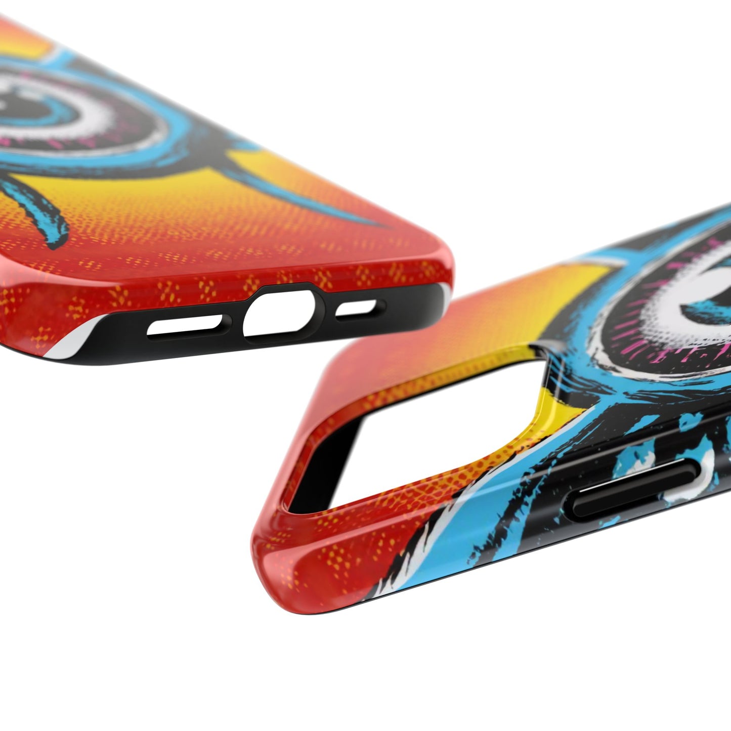 Bursting Vision Winged Eye iPhone Case