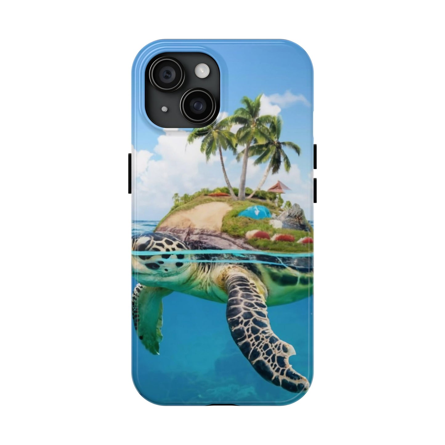 Island Turtle Ocean Adventure Tough Phone Case