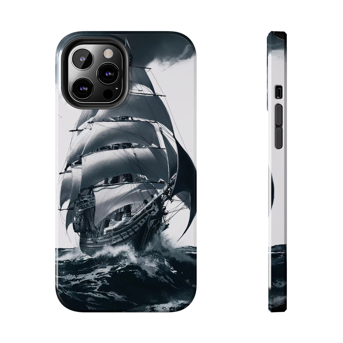 Tempest Voyage Pirate Ship Tough Phone Case