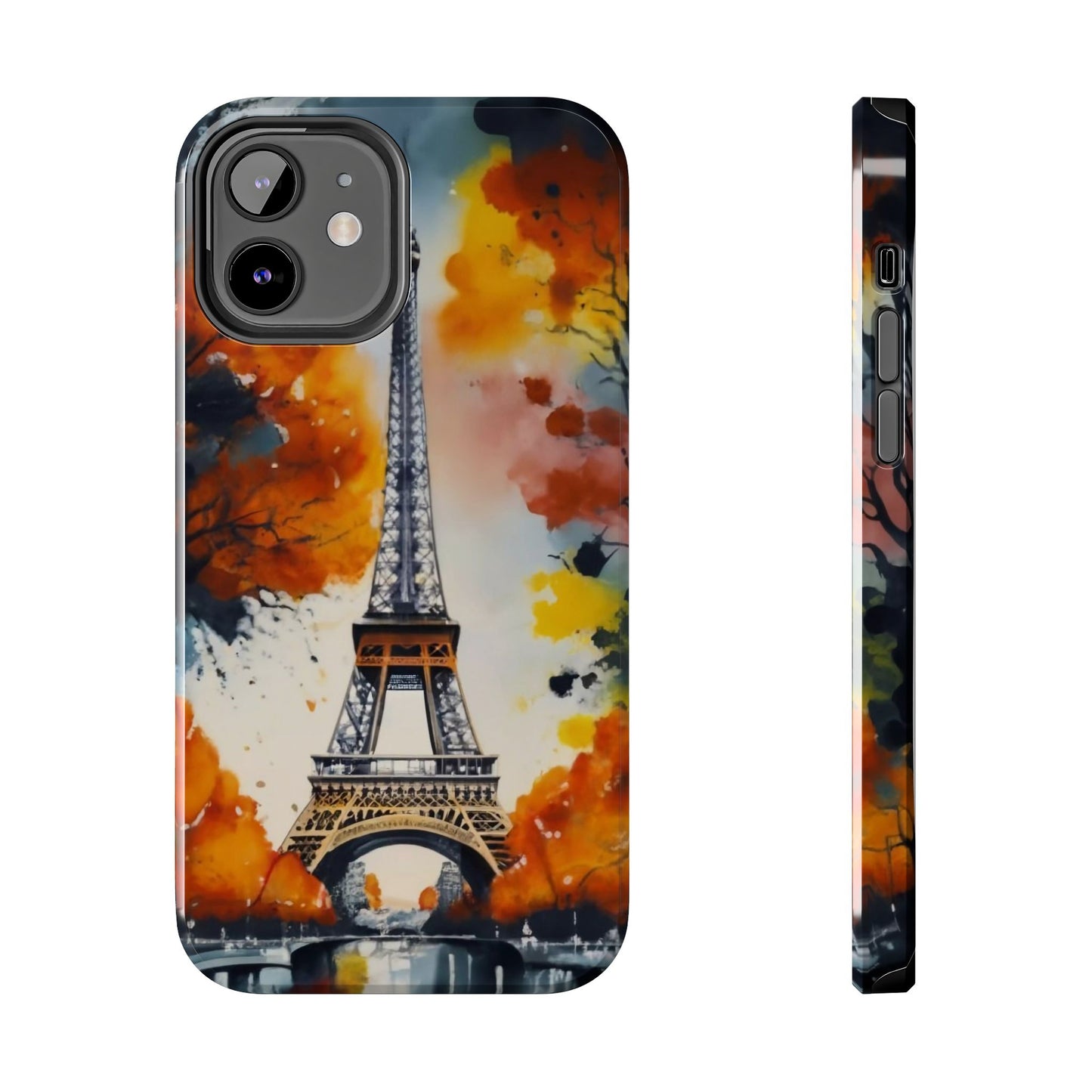 Watercolor Eiffel Twilight Defender Case