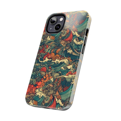 Electric Ocean - Wave of Colors - Tough Phone Cases