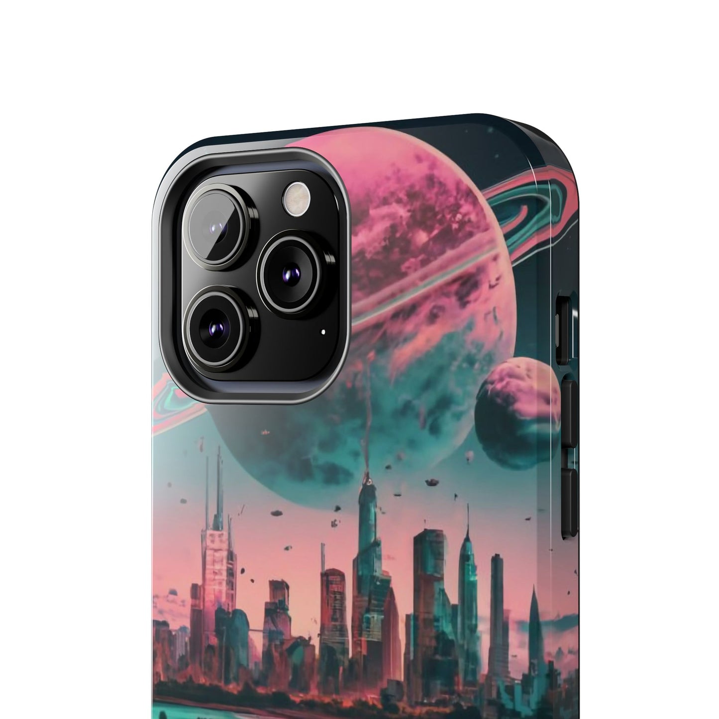 Celestial Cityscape Aerial View Tough Phone Case