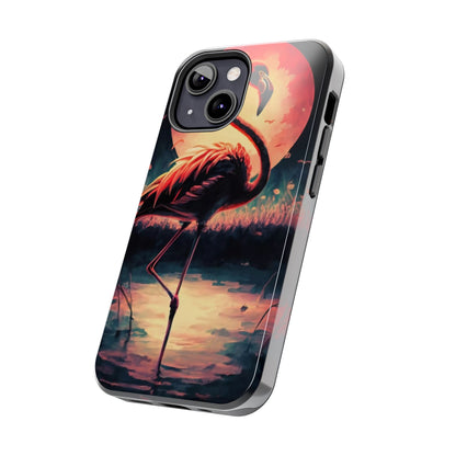 Sunset Flamingo Defender Case