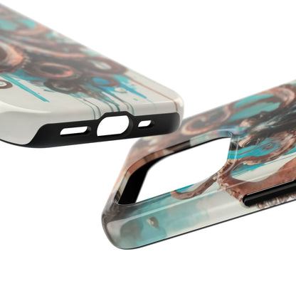 Serene Octopus Watercolor Tough Phone Case