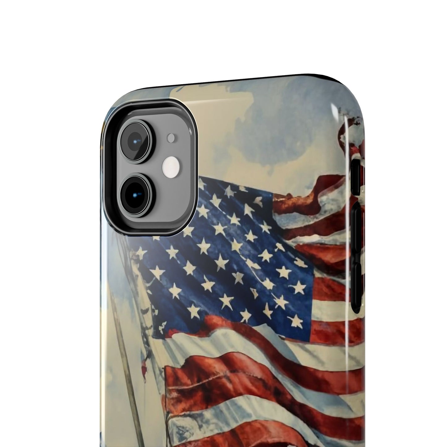 Tattered Glory American Flag Tough Phone Case