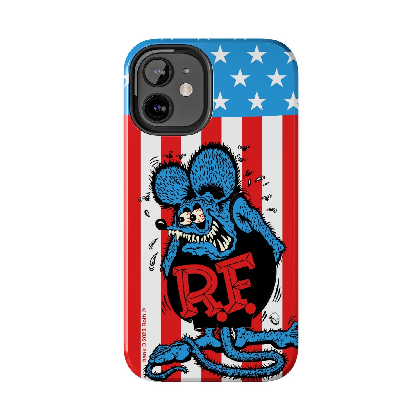 Red, White and Fink - Tough Phone Case