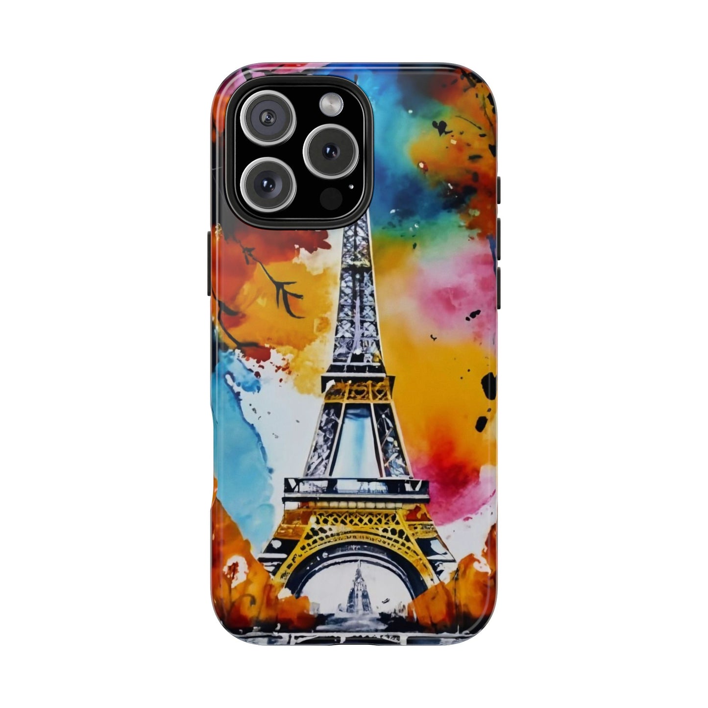 Vibrant Twilight Eiffel Defender Case