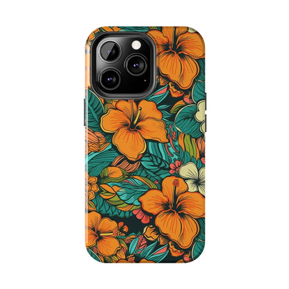 Sunset Tiare - Hawaiian Tough Phone Case