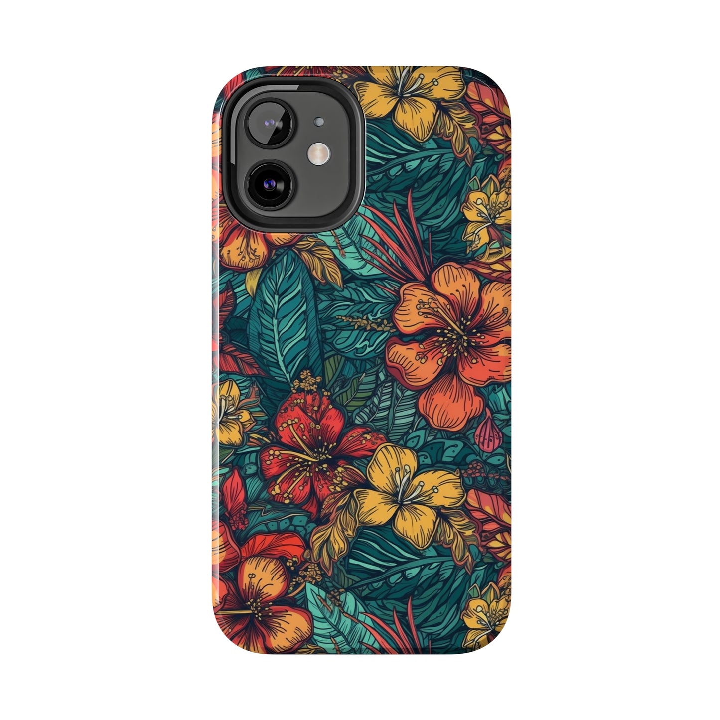 Radiant Frangipani - Hawaiian Tough Phone Case