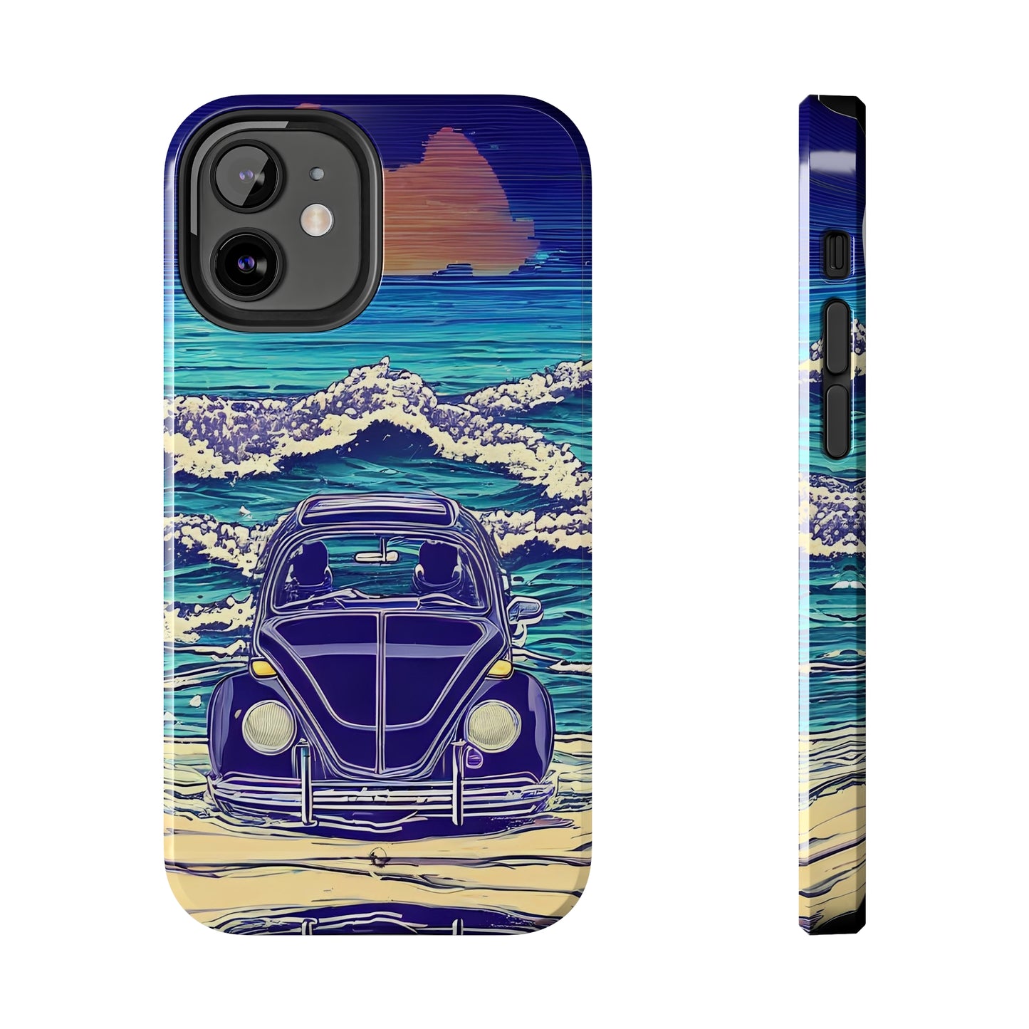 Blue VDub Beetle - Tough Phone Case