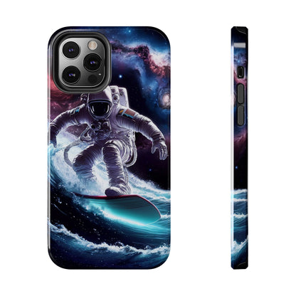 Galactic Wave Rider Astronaut Tough Phone Case