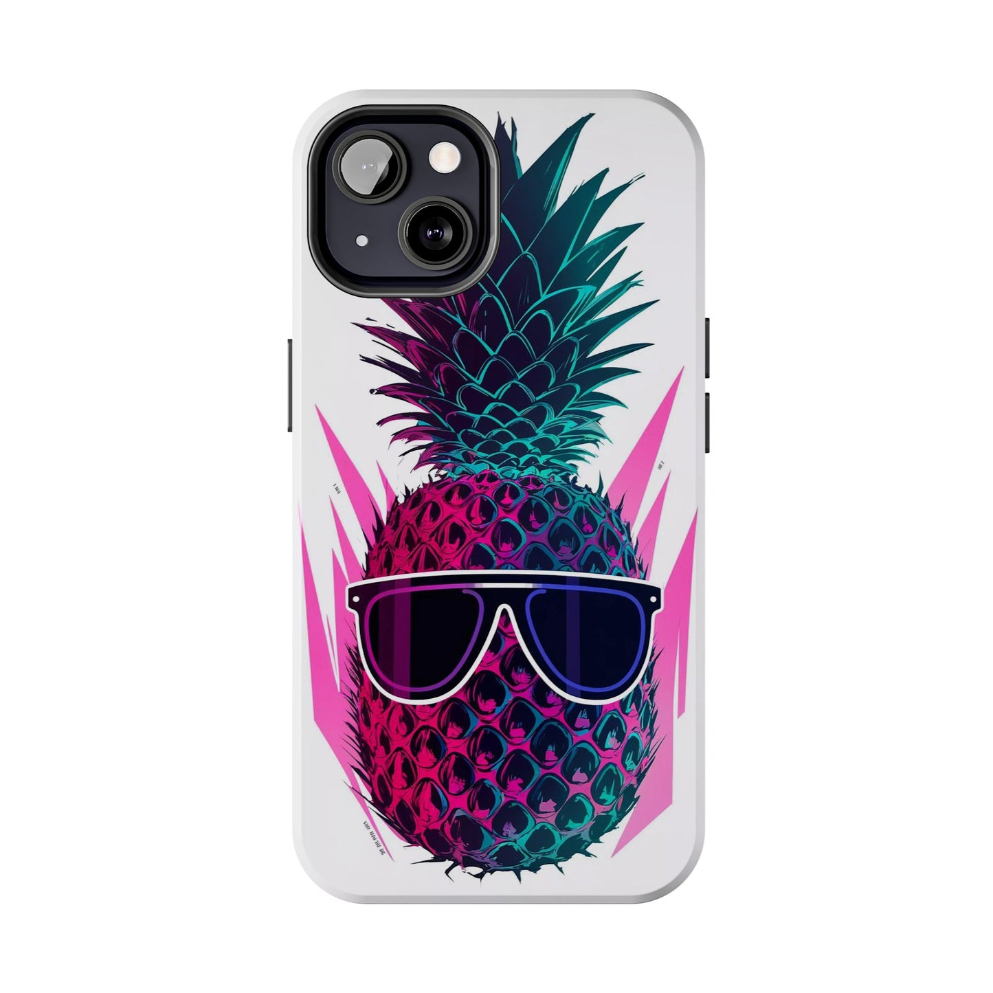 Sunglass Clad Pineapple Funk Tough Phone Case