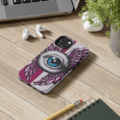 Dual-Tone Winged Eye iPhone Case