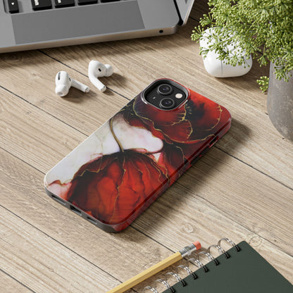 Ethereal Blossom Alcohol Ink Tough Phone Case