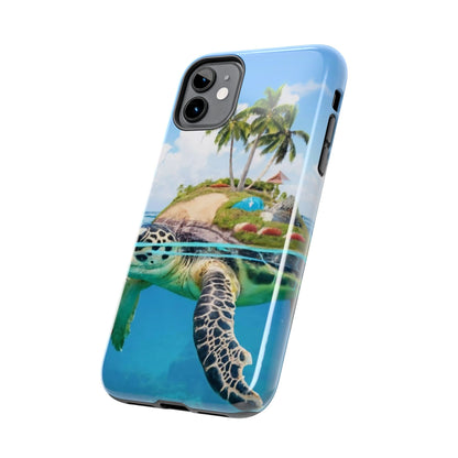 Island Turtle Ocean Adventure Tough Phone Case