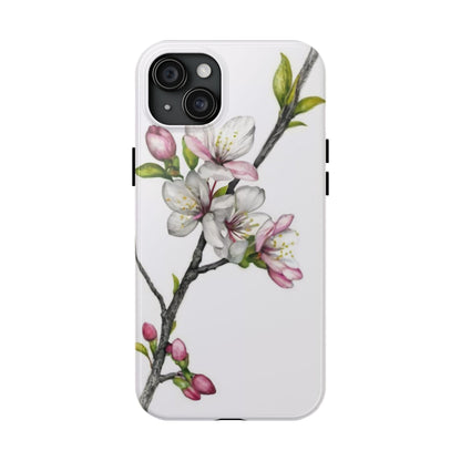 Minimalist Blossom Branch Tough Phone Case