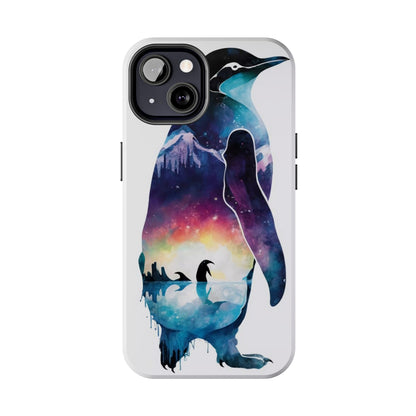 Arctic Majesty Penguin Tough Phone Case