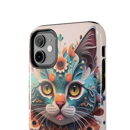 Floral Feline Armor Case